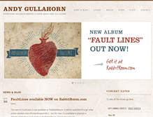 Tablet Screenshot of andygullahorn.com